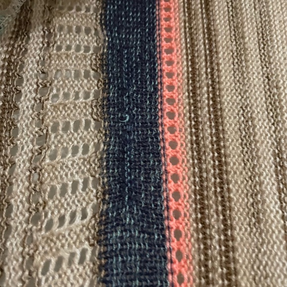 Charlotte Russe Open Knit Boho Cardigan in Oatmeal, Size Medium, Gently Used. - Picture 5 of 6